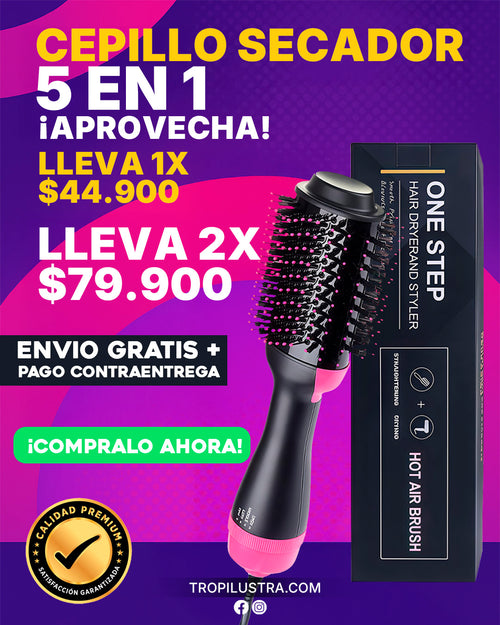 Cepillo secador 5 en 1
