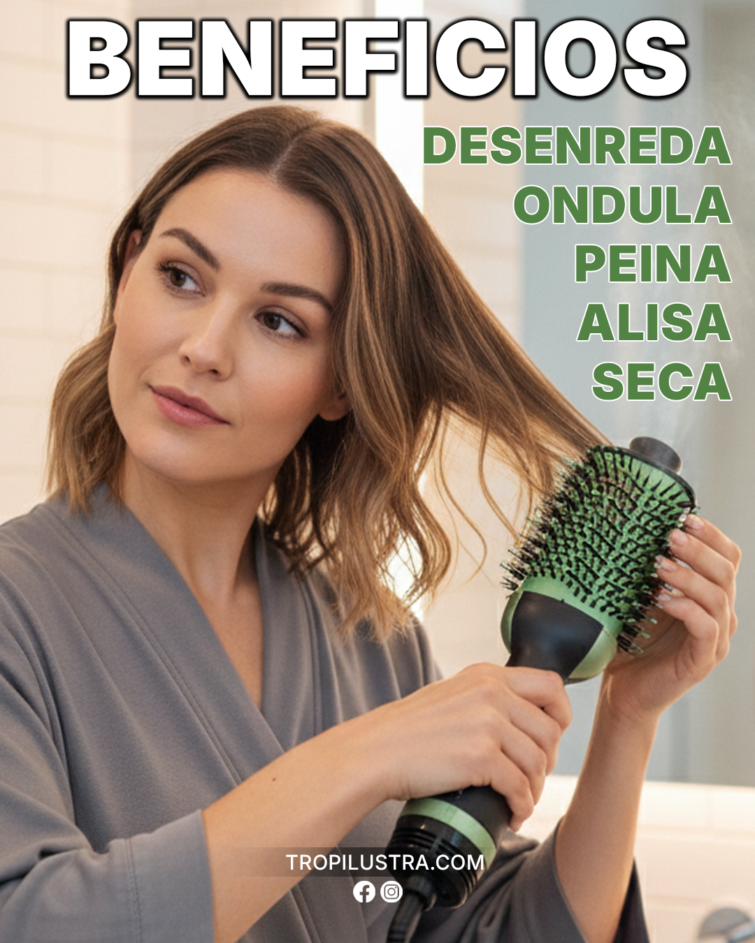 Cepillo secador Edicion Aguacate
