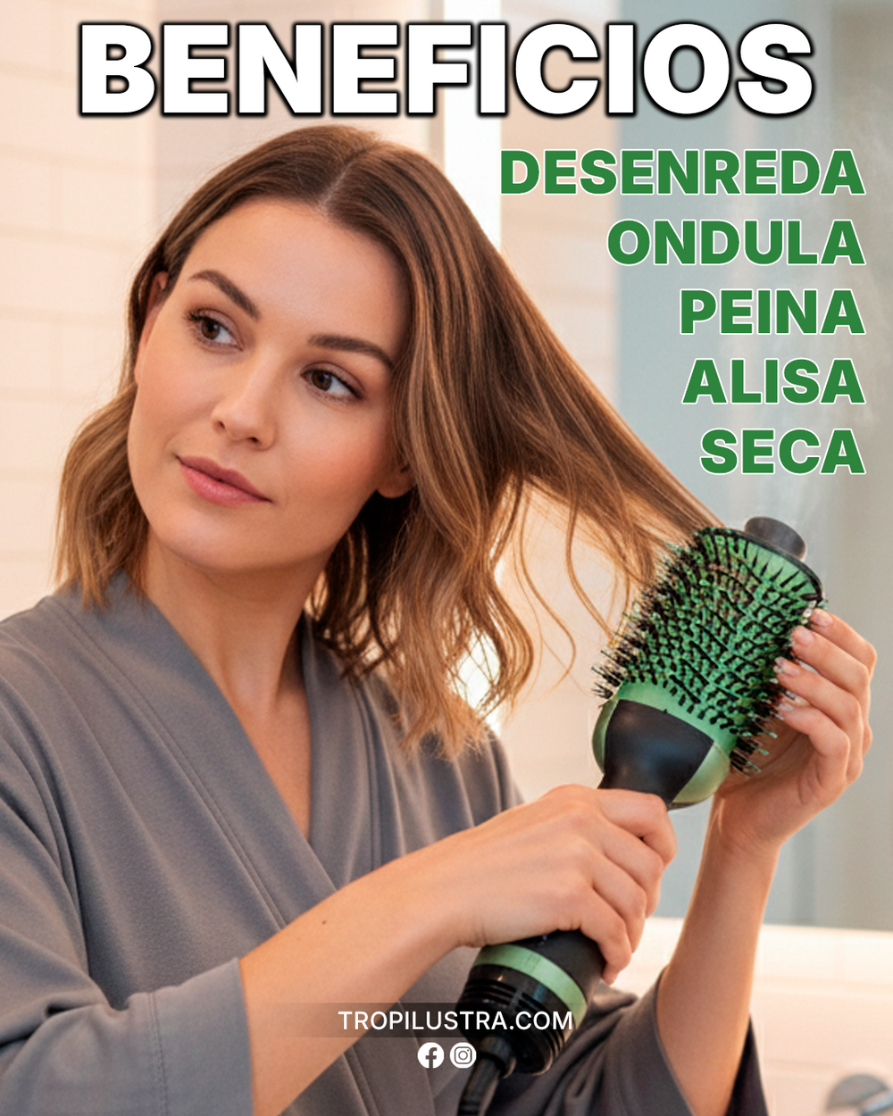 Cepillo secador Edicion Aguacate