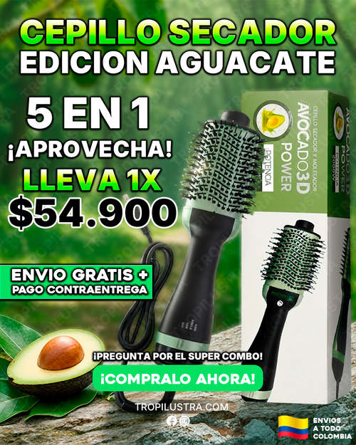 Cepillo secador Edicion Aguacate